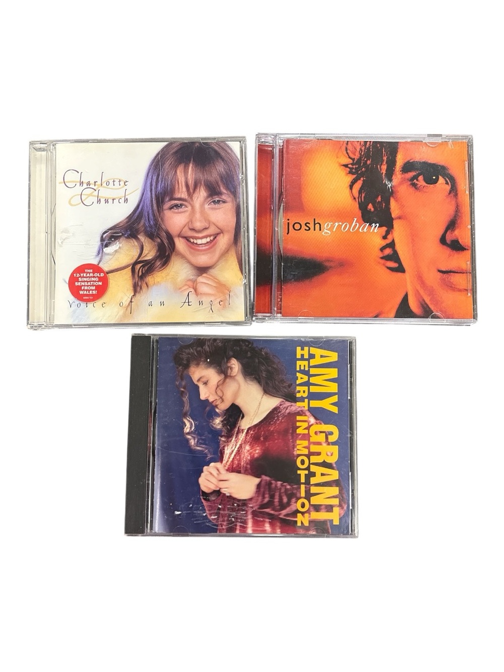 Christian Music 3 CD’s Amy Grant, Charlotte Church Josh Groban